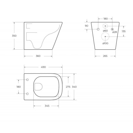Унитаз подвесной  BelBagno Ardente-R BB520CHR/SC